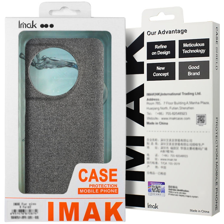 For Huawei Pura 70 Pro / 70 Pro+ imak Ruiyi Series Cloth Texture PU + PC Phone Case(Light Grey) - Huawei Cases by imak | Online Shopping South Africa | PMC Jewellery | Buy Now Pay Later Mobicred