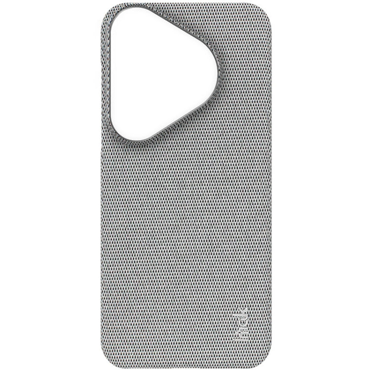 For Huawei Pura 70 imak Ruiyi Series Cloth Texture PU + PC Phone Case(Light Grey) - Huawei Cases by imak | Online Shopping South Africa | PMC Jewellery | Buy Now Pay Later Mobicred