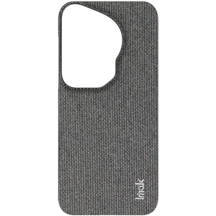 For Huawei Pura 70 Ultra imak Ruiyi Series Cloth Texture PU + PC Phone Case(Dark Grey) - Huawei Cases by imak | Online Shopping South Africa | PMC Jewellery | Buy Now Pay Later Mobicred