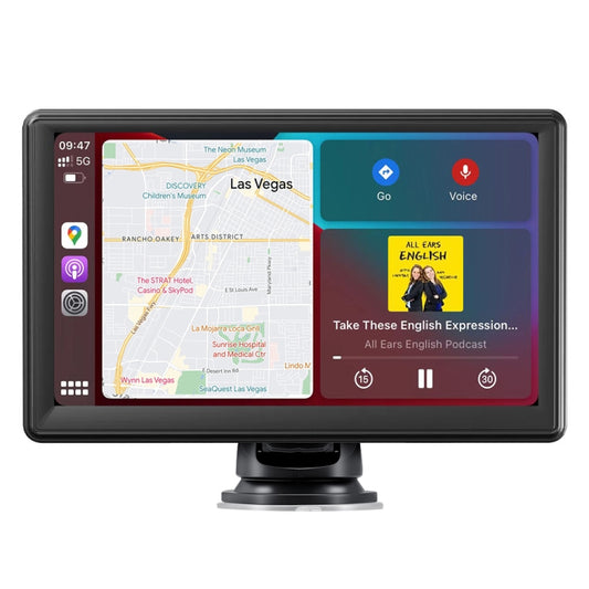 X70-1 Car 7 inch IPS Portable Smart Screen Wireless Screen Projection Carplay Android Auto(Black) - Car Monitor by PMC Jewellery | Online Shopping South Africa | PMC Jewellery | Buy Now Pay Later Mobicred