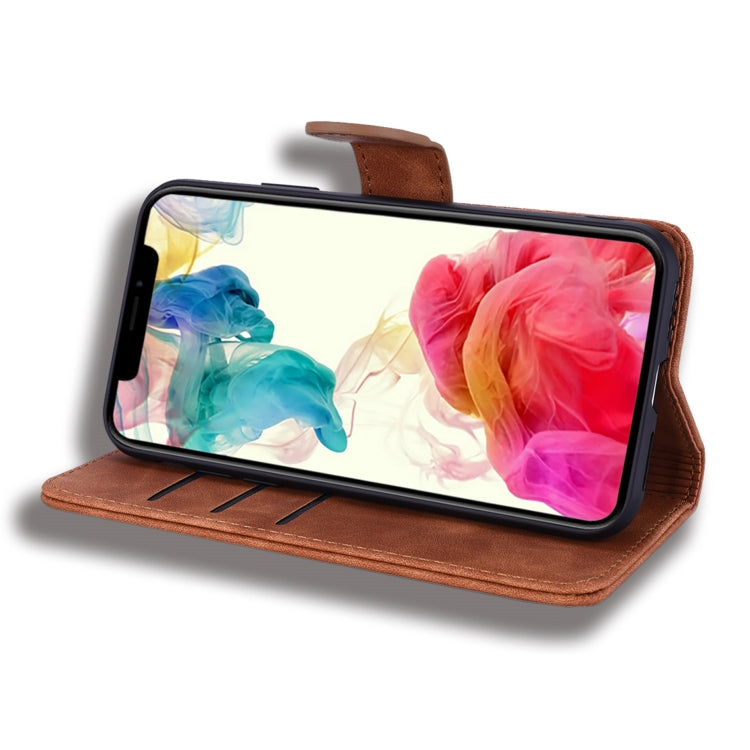 For iPhone 16 Pro Mandala Embossed Dual-Fold Calf Leather Phone Case(Brown) - iPhone 16 Pro Cases by PMC TechLife | Online Shopping South Africa | PMC TechLife | Buy Now Pay Later Mobicred