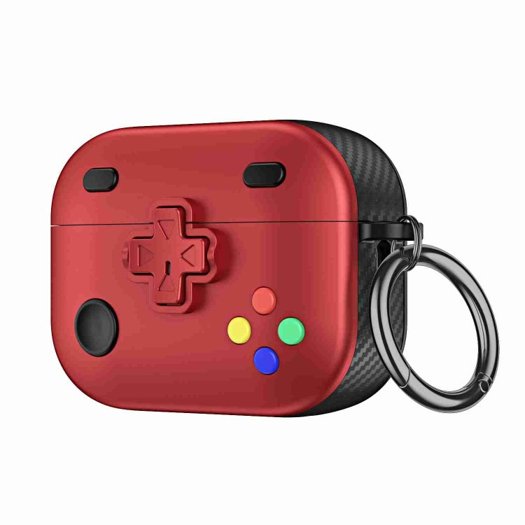 For AirPods Pro 2 Game Console Shape Wireless Earphones Protective Case(Red) - For AirPods Pro 2 by PMC Jewellery | Online Shopping South Africa | PMC Jewellery | Buy Now Pay Later Mobicred