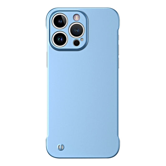 For iPhone 15 Pro Frameless Metallic Paint Hybrid PC Phone Case(Sierra Blue) - iPhone 15 Pro Cases by PMC Jewellery | Online Shopping South Africa | PMC Jewellery | Buy Now Pay Later Mobicred