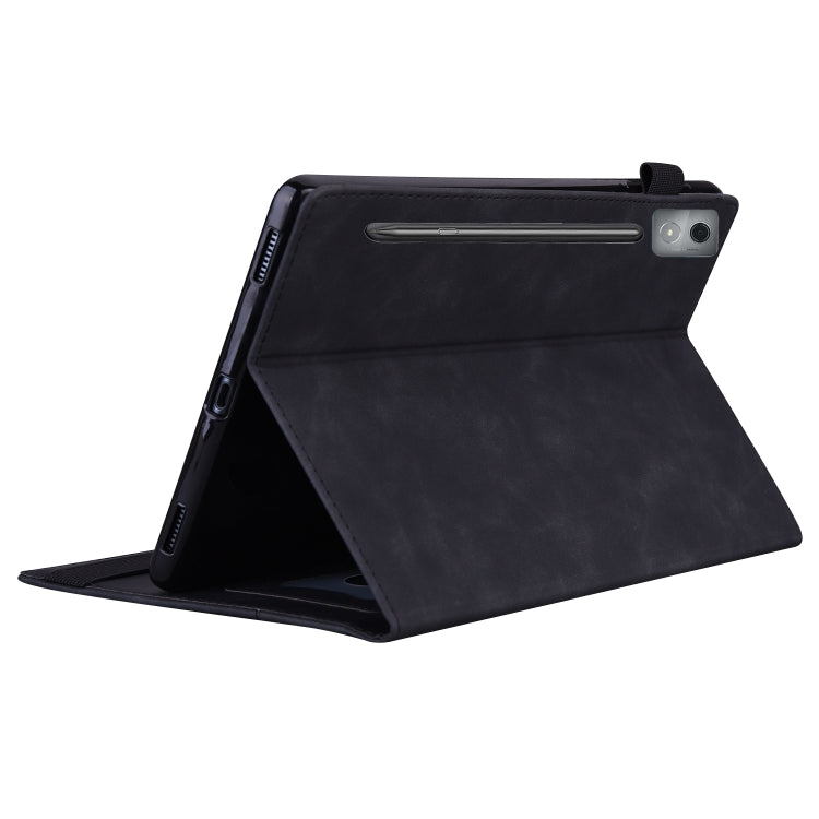For Lenovo Xiaoxin Pad Pro 12.7 Splicing Shockproof Leather Tablet Case(Black) - Lenovo by PMC TechLife | Online Shopping South Africa | PMC TechLife | Buy Now Pay Later Mobicred