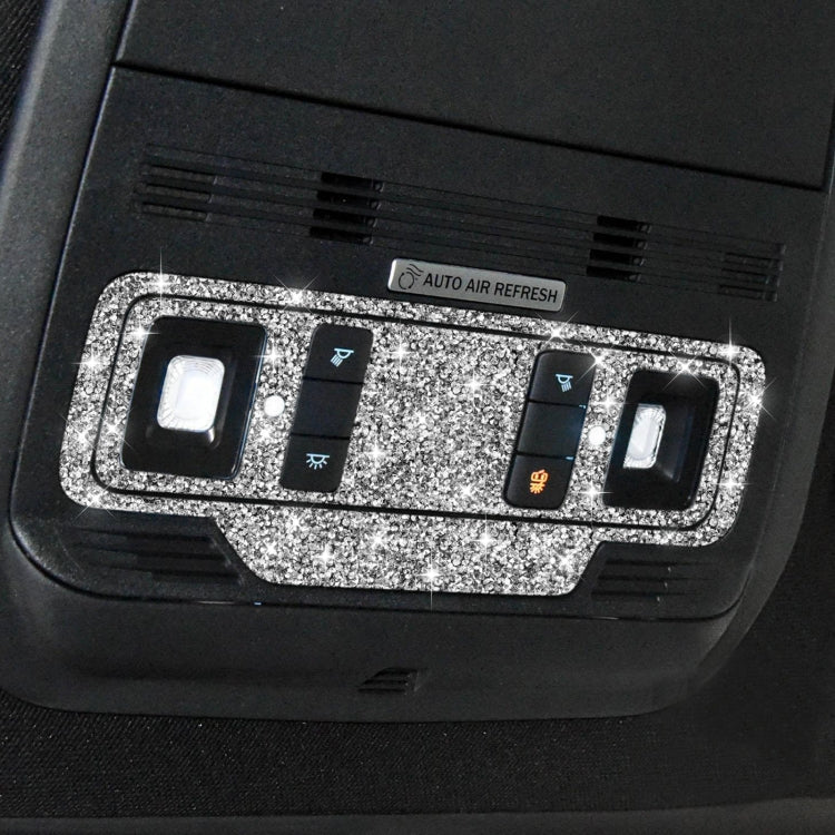 For Ford Mustang Mach E 2021 Car Reading Light Button Diamond Decorative Sticker - Car Interior Mouldings by PMC TechLife | Online Shopping South Africa | PMC TechLife | Buy Now Pay Later Mobicred
