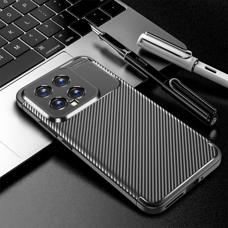 For Xiaomi 14 Carbon Fiber Texture Shockproof TPU Phone Case(Black) - Xiaomi Cases by PMC Jewellery | Online Shopping South Africa | PMC Jewellery