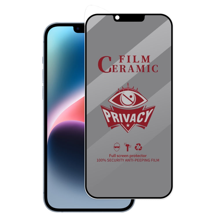 For iPhone 13 Pro Max / 14 Plus Full Coverage HD Privacy Ceramic Film - iPhone 13 Pro Max Cases by PMC TechLife | Online Shopping South Africa | PMC TechLife