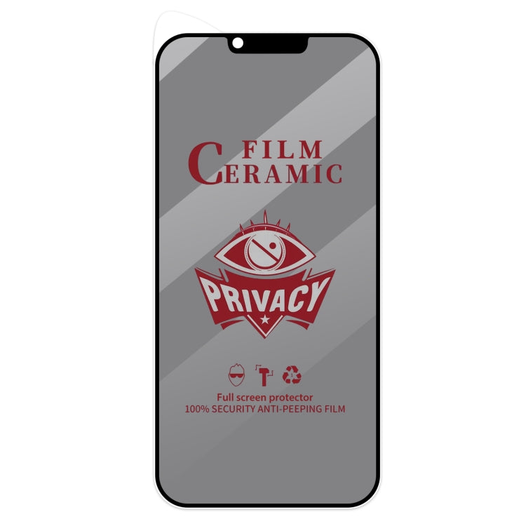 For iPhone 13 Pro Max / 14 Plus Full Coverage HD Privacy Ceramic Film - iPhone 13 Pro Max Cases by PMC TechLife | Online Shopping South Africa | PMC TechLife