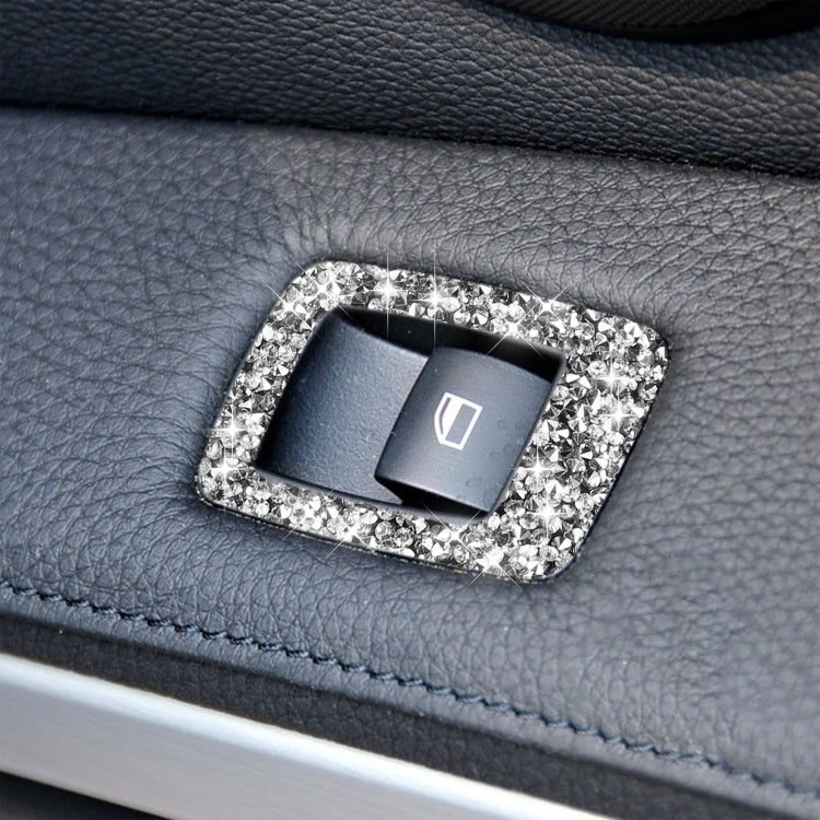 For BMW 3 Series E92 2005-2012 Car Window Lift Panel with Folding Key 40.4cm Diamond Decorative Sticker, Left Drive - Car Interior Mouldings by PMC TechLife | Online Shopping South Africa | PMC TechLife | Buy Now Pay Later Mobicred