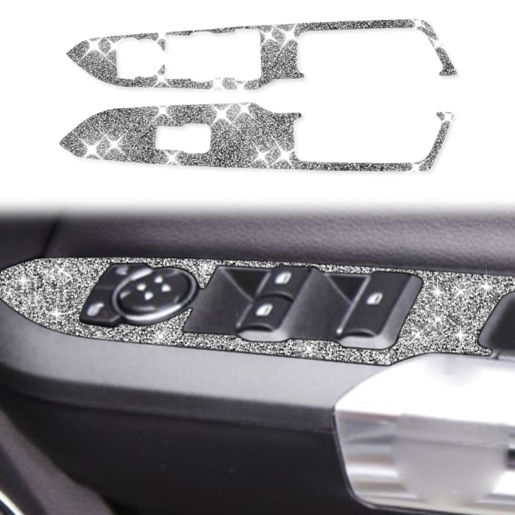 For Ford Mustang 2015-2020 Car Door Lift Panel A Diamond Decoration Sticker, Right Drive - free shipping - PMC TechLife - Order now!