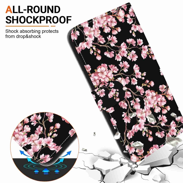 For Xiaomi 13 Lite / Civi 2 Crystal Texture Colored Drawing Leather Phone Case(Plum Bossom) - 13 Lite Cases by PMC TechLife | Online Shopping South Africa | PMC TechLife | Buy Now Pay Later Mobicred