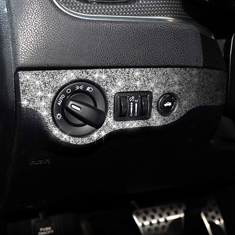For Dodge Charger 2011-2014 Car Headlight Switch Diamond Decorative Sticker, Left-hand Drive - Car Interior Mouldings by PMC TechLife | Online Shopping South Africa | PMC TechLife | Buy Now Pay Later Mobicred