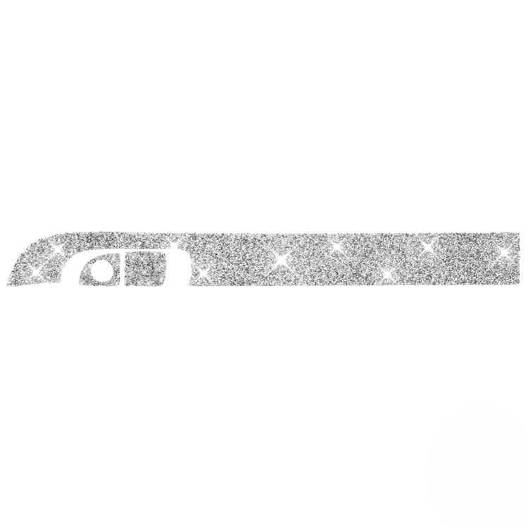 For Dodge Charger 2011-2014 3pcs/Set Car Front Passenger Seat Storage Box Handle Diamond Decorative Sticker, Left-hand Drive - Car Interior Mouldings by PMC TechLife | Online Shopping South Africa | PMC TechLife | Buy Now Pay Later Mobicred