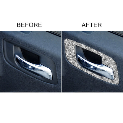 For Dodge Charger 2011-2014 Car Door Handle B Diamond Decorative Sticker, Left-hand Drive - Car Interior Mouldings by PMC Jewellery | Online Shopping South Africa | PMC Jewellery | Buy Now Pay Later Mobicred