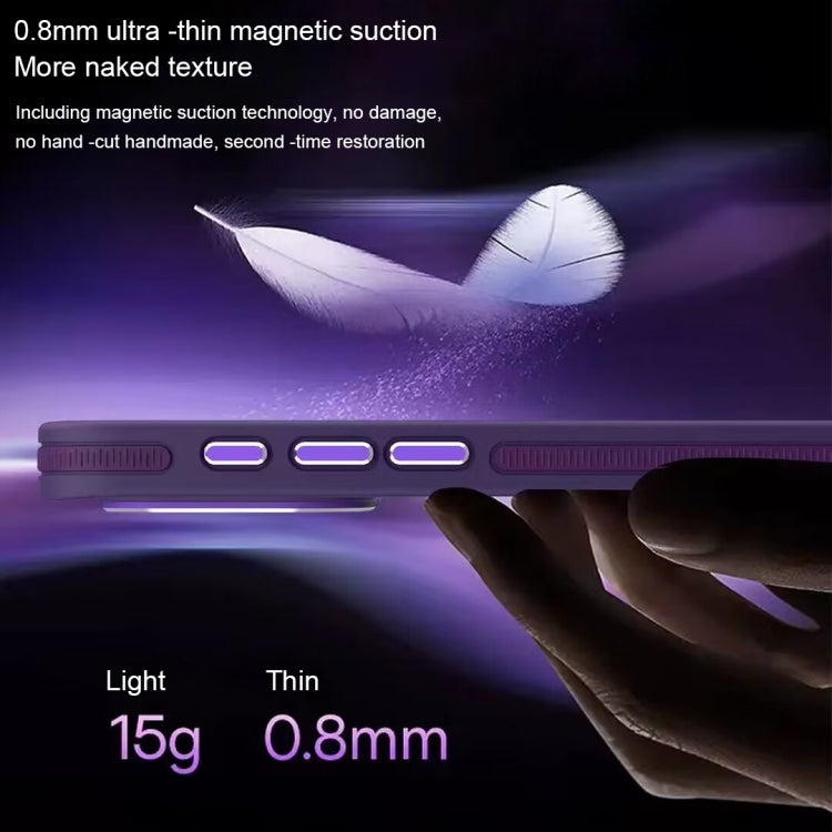 For iPhone 12 / 12 Pro Two-color Frosted MagSafe Magnetic Phone Case(Grey) - iPhone 12 / 12 Pro Cases by PMC TechLife | Online Shopping South Africa | PMC TechLife
