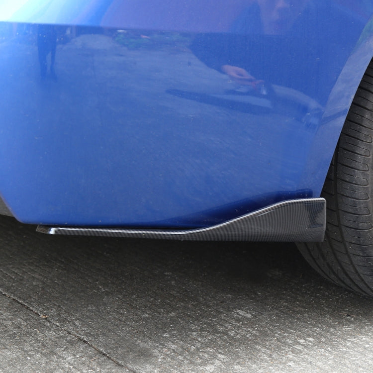 Car Universal Rear Corner Protection Plate Car Modified 48cm Rear Shovel(Carbon Fiber) - Trunk & Bumper Accessories by PMC TechLife | Online Shopping South Africa | PMC TechLife | Buy Now Pay Later Mobicred