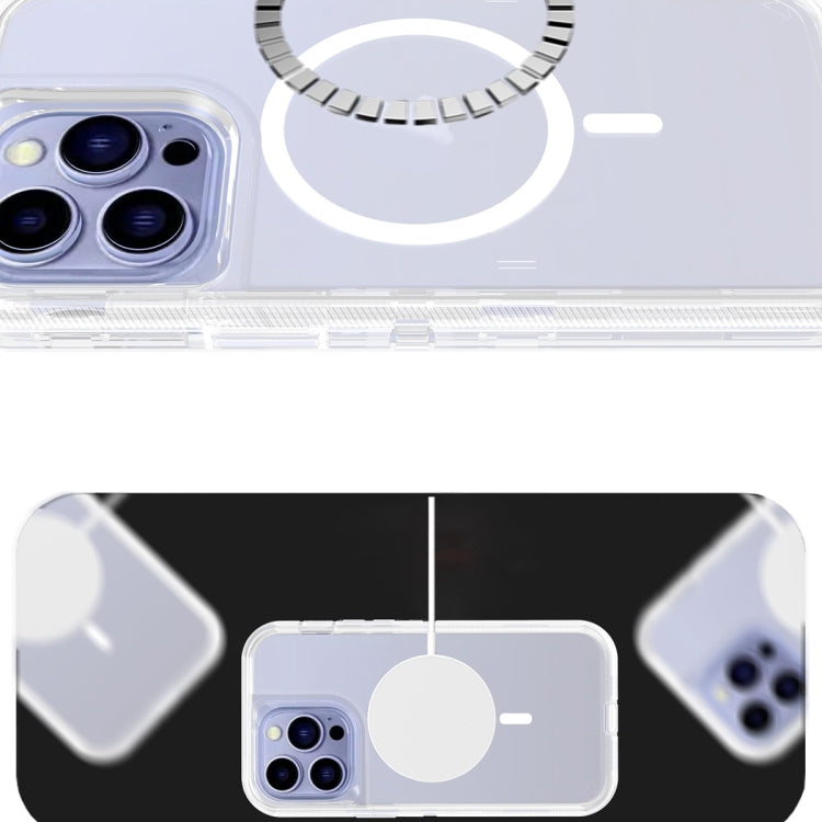 For iPhone 15 Pro Shockproof MagSafe Magnetic Phone Case(Transparent) - iPhone 15 Pro Cases by PMC TechLife | Online Shopping South Africa | PMC TechLife