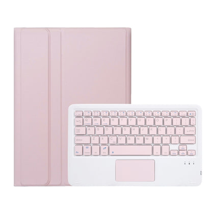 For Xiaomi Redmi Pad SE 11 inch A0N9-A Lambskin Texture Ultra-thin Detachable Bluetooth Keyboard Leather Case with Touchpad(Pink) - Others Keyboard by PMC Jewellery | Online Shopping South Africa | PMC Jewellery