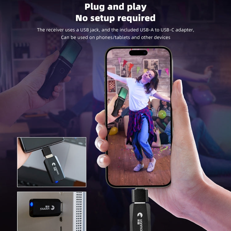 Yanmai SF-777W 2.4G Wireless Gaming Desktop Microphone with RGB Light & Blowout Net - Microphone by Yanmai | Online Shopping South Africa | PMC TechLife | Buy Now Pay Later Mobicred