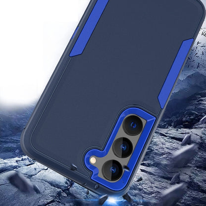 For Samsung Galaxy S25 Ultra / S24 Ultra 5G Magnetic 2 in 1 PC Hybrid TPU Phone Case(Royal Blue+Dark Blue) - Galaxy S24 Ultra 5G Cases by PMC Jewellery | Online Shopping South Africa | PMC Jewellery | Buy Now Pay Later Mobicred