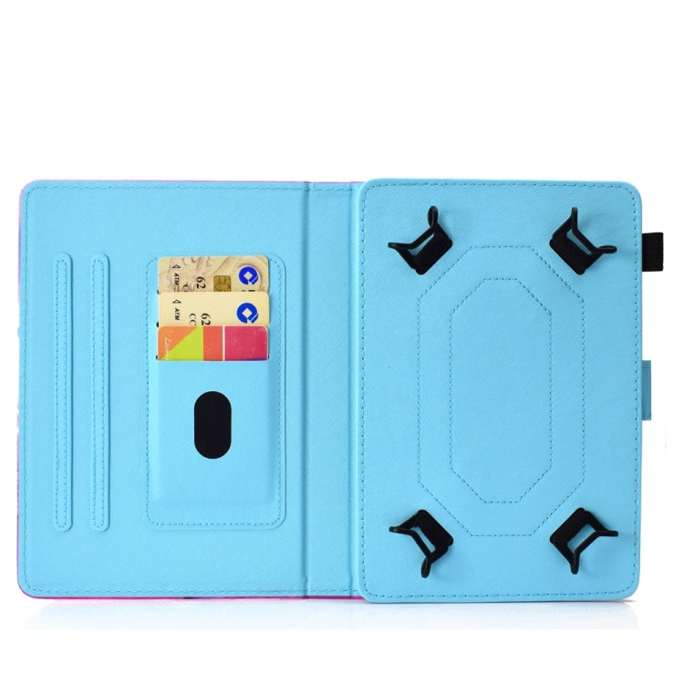 For 10 inch Universal Colored Drawing Stitching Leather Tablet Case(Sika Deer) - 10 - 11 inch by PMC TechLife | Online Shopping South Africa | PMC TechLife | Buy Now Pay Later Mobicred