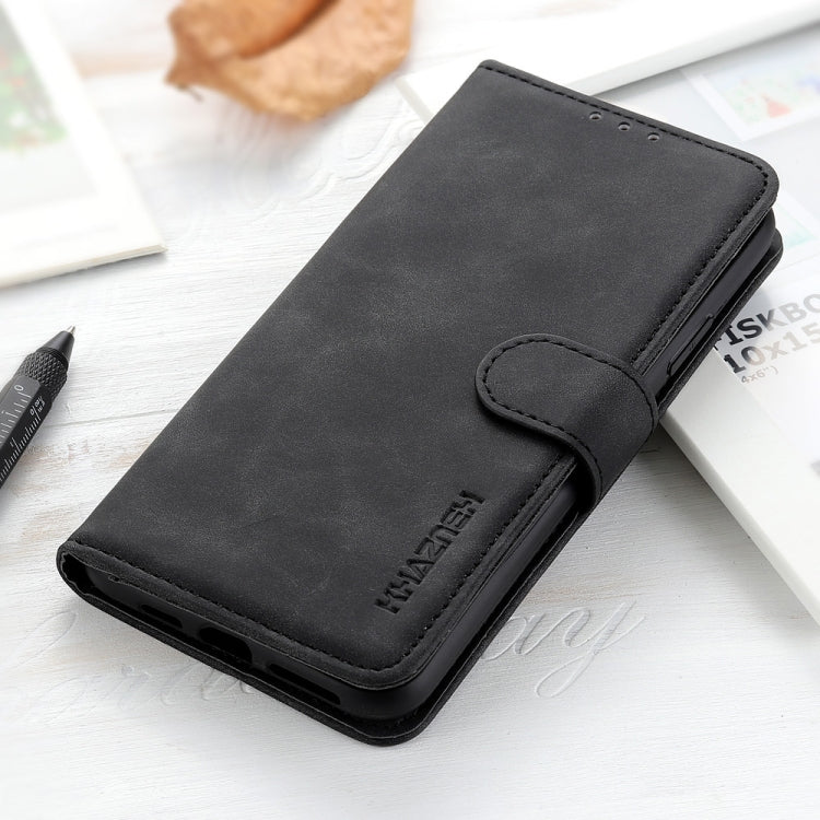 For Google Pixel 9 Pro KHAZNEH Retro Texture Flip Leather Phone Case(Black) - Google Cases by PMC TechLife | Online Shopping South Africa | PMC TechLife | Buy Now Pay Later Mobicred
