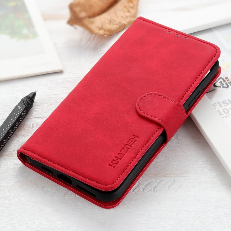 For Google Pixel 10 / 9 KHAZNEH Retro Texture Flip Leather Phone Case(Red) - free shipping - PMC TechLife - Order now!
