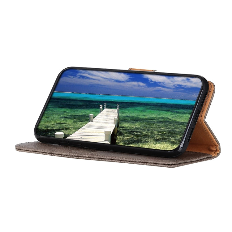 For Google Pixel 9 KHAZNEH Cowhide Texture Horizontal Flip Leather Phone Case(Khaki) - Google Cases by PMC TechLife | Online Shopping South Africa | PMC TechLife | Buy Now Pay Later Mobicred