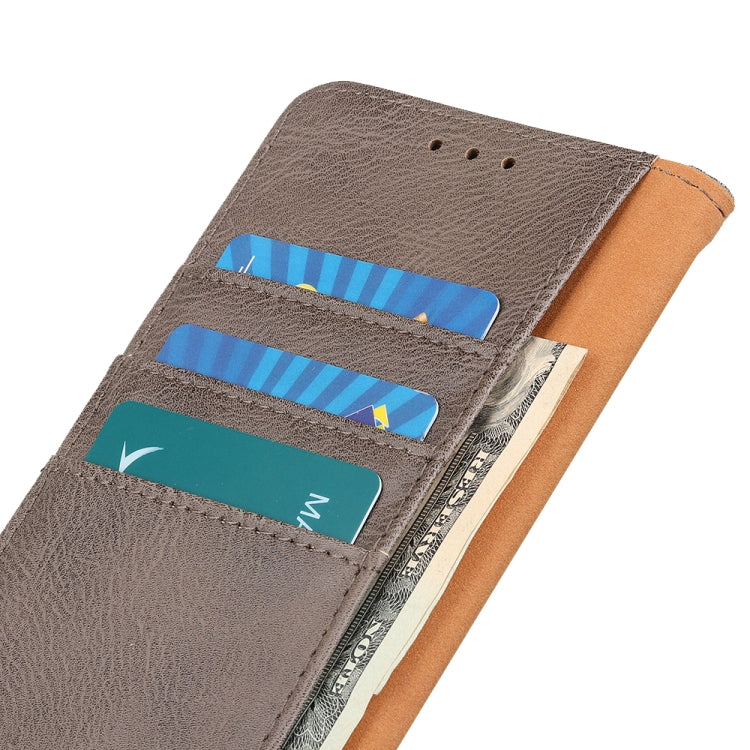 For Google Pixel 10 Pro / 9 Pro KHAZNEH Cowhide Texture Horizontal Flip Leather Phone Case(Khaki) - free shipping - PMC TechLife - Order now!