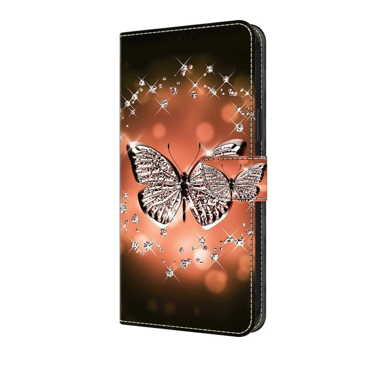 For Motorola Moto G24 Crystal 3D Shockproof Protective Leather Phone Case(Crystal Butterfly) - Motorola Cases by PMC TechLife | Online Shopping South Africa | PMC TechLife | Buy Now Pay Later Mobicred