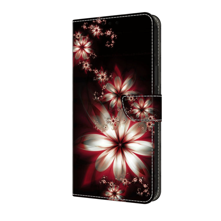 For Motorola Moto G24 Power Crystal 3D Shockproof Protective Leather Phone Case(Fantastic Flower) - Motorola Cases by PMC TechLife | Online Shopping South Africa | PMC TechLife | Buy Now Pay Later Mobicred