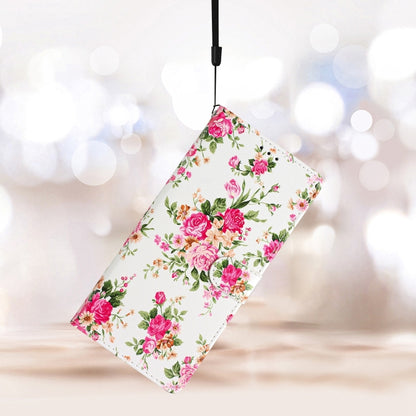 For Honor 90 Lite Colored Drawing Leather Phone Case(Peonies) - Honor Cases by PMC Jewellery | Online Shopping South Africa | PMC Jewellery