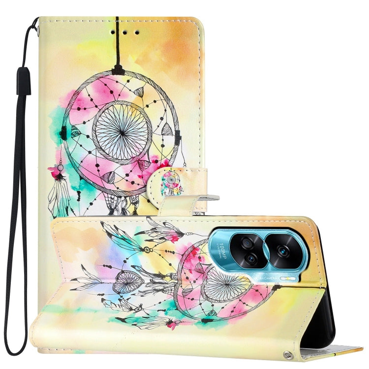 For Honor 90 Lite Colored Drawing Leather Phone Case(Dream Catcher) - Honor Cases by PMC TechLife | Online Shopping South Africa | PMC TechLife