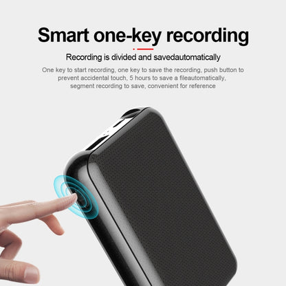 JNN Q75 Magnetic Power Bank Smart Voice Recorder, Memory:8GB(Black) - Recording Pen by JNN | Online Shopping South Africa | PMC Jewellery | Buy Now Pay Later Mobicred