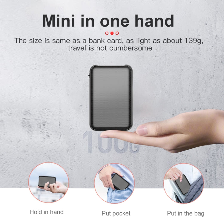 JNN Q75 Magnetic Power Bank Smart Voice Recorder, Memory:64GB(Black) - Recording Pen by JNN | Online Shopping South Africa | PMC TechLife | Buy Now Pay Later Mobicred