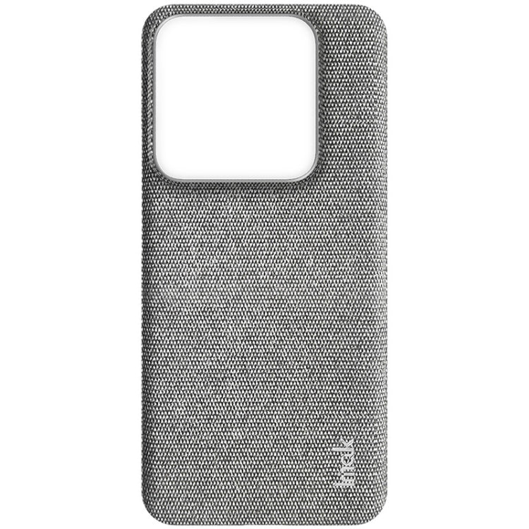 For Xiaomi 14 Pro 5G imak Ruiyi Series Cloth Texture PU + PC Phone Case(Light Grey) - 14 Pro Cases by imak | Online Shopping South Africa | PMC Jewellery | Buy Now Pay Later Mobicred