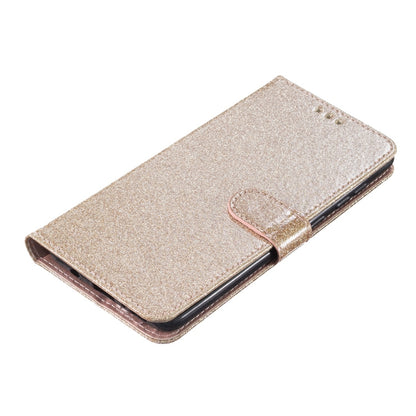 For Honor 90 Lite Glitter Powder Flip Leather Phone Case(Gold) - Honor Cases by PMC Jewellery | Online Shopping South Africa | PMC Jewellery | Buy Now Pay Later Mobicred