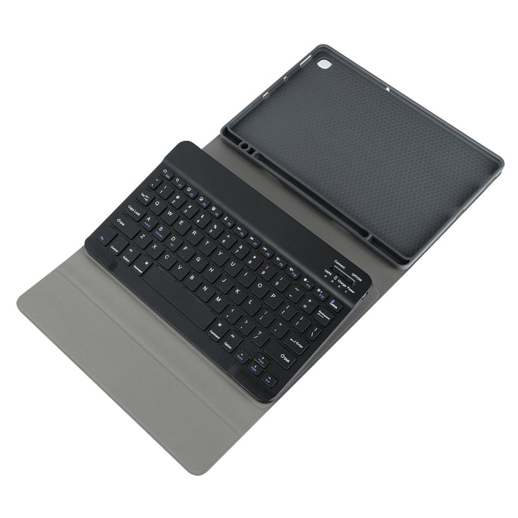 For Samsung Galaxy Tab S9 FE Square Cap Bluetooth Keyboard Leather Case with Pen Slot(Rose Gold) - Samsung Keyboard by PMC TechLife | Online Shopping South Africa | PMC TechLife