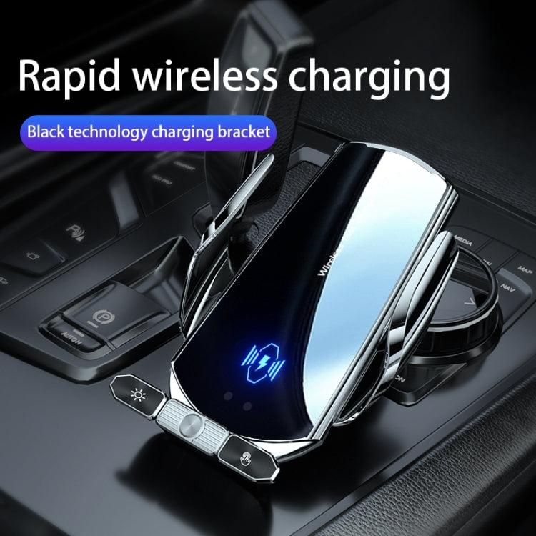 Q88 Infrared lnduction Wireless Fast Charging Air Outlet Car Holder(Silver) - Wireless Charger Holders by PMC TechLife | Online Shopping South Africa | PMC TechLife | Buy Now Pay Later Mobicred