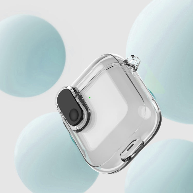 For AirPods 1 / 2 Ice Crystals Shockproof Earphone Protective Case(Grey) - For AirPods 1/2 by PMC Jewellery | Online Shopping South Africa | PMC Jewellery | Buy Now Pay Later Mobicred