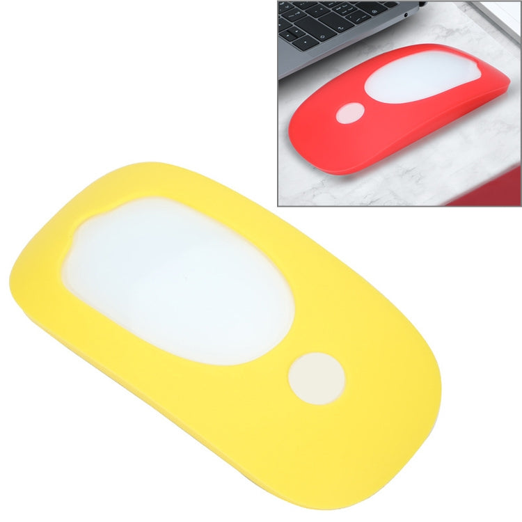 For Apple Magic Mouse 1 / 2 Mouse Silicone Protective Case(Yellow) - Protective Bags by PMC Jewellery | Online Shopping South Africa | PMC Jewellery | Buy Now Pay Later Mobicred