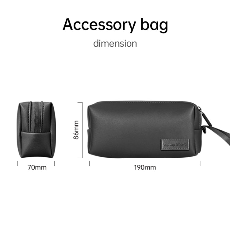 For 13/14 inch Envelope Holder Laptop Sleeve Bag with Accessories Bag(Pink) - Other by PMC Jewellery | Online Shopping South Africa | PMC Jewellery | Buy Now Pay Later Mobicred