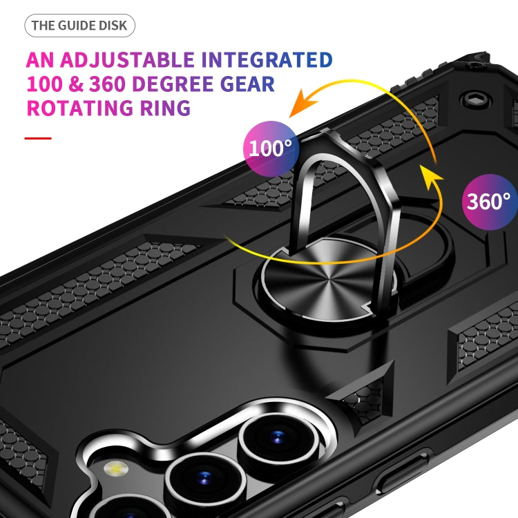 For Samsung Galaxy S24 5G Shockproof TPU + PC Phone Case(Black) - Galaxy S24 5G Cases by PMC TechLife | Online Shopping South Africa | PMC TechLife