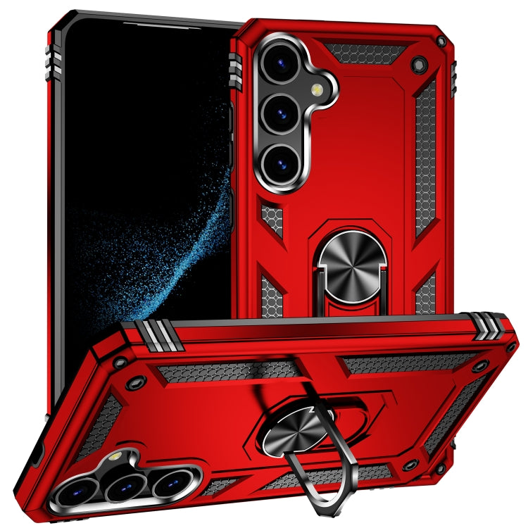 For Samsung Galaxy S24+ 5G Shockproof TPU + PC Phone Case(Red) - Galaxy S24+ 5G Cases by PMC TechLife | Online Shopping South Africa | PMC TechLife