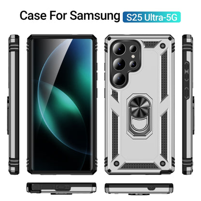 For Samsung Galaxy S25 Ultra 5G Shockproof TPU + PC Phone Case(Silver) - Galaxy S25 Ultra 5G Cases by PMC Jewellery | Online Shopping South Africa | PMC Jewellery | Buy Now Pay Later Mobicred