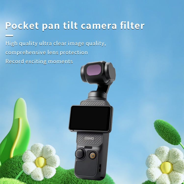 For DJI OSMO Pocket 3 JSR CB Series Camera Lens Filter, Filter:ND16PL - Lens Accessories by JSR | Online Shopping South Africa | PMC TechLife | Buy Now Pay Later Mobicred