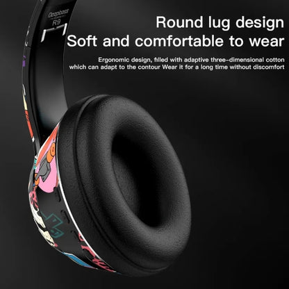 L750 3 in 1 RGB Graffiti Pattern Wireless Gaming Noise Reduction Headset(Black) - Headset & Headphone by PMC Jewellery | Online Shopping South Africa | PMC Jewellery