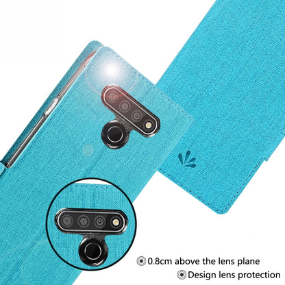 For LG Stylo 6 ViLi Side Button Magnetic Suction Type Shockproof TPU + PU Horizontal Flip Protective Case with Card Slot & Holder & Wallet(Blue) - LG by ViLi | Online Shopping South Africa | PMC Jewellery | Buy Now Pay Later Mobicred