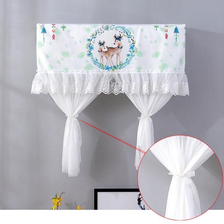 Do Not Take Dust-proof And Anti Direct Blowing Simple Wind Hanging Machine Air Conditioner Moon Cover, Size:Width 80 × Thickness 20 × Height 90cm(Plantain Leaves) - Dust Covers by PMC Jewellery | Online Shopping South Africa | PMC Jewellery | Buy Now Pay Later Mobicred