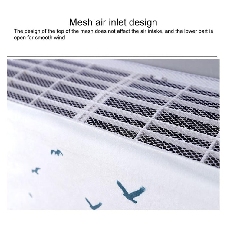 Do Not Take Dust-proof And Anti Direct Blowing Simple Wind Hanging Machine Air Conditioner Moon Cover, Size:Width 80 × Thickness 20 × Height 90cm(Plantain Leaves) - Dust Covers by PMC Jewellery | Online Shopping South Africa | PMC Jewellery | Buy Now Pay Later Mobicred